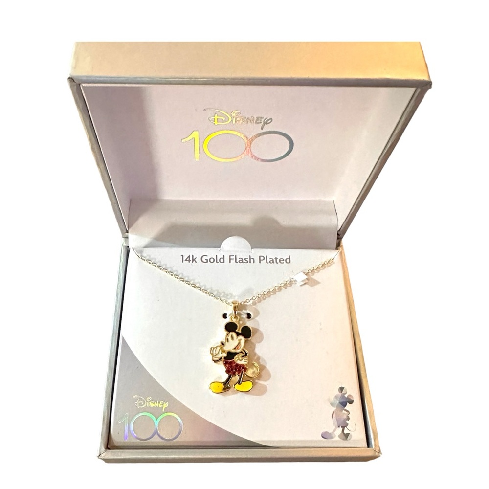 Disney 100 Mickey Mouse necklace New in box